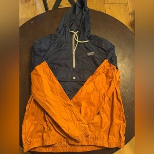 Signature Navy and Orange Windbreaker